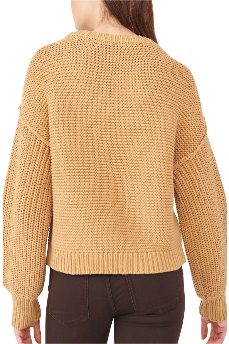 Dream Cable Crewneck Sweater, Alternate, color, CLASSIC CAMEL