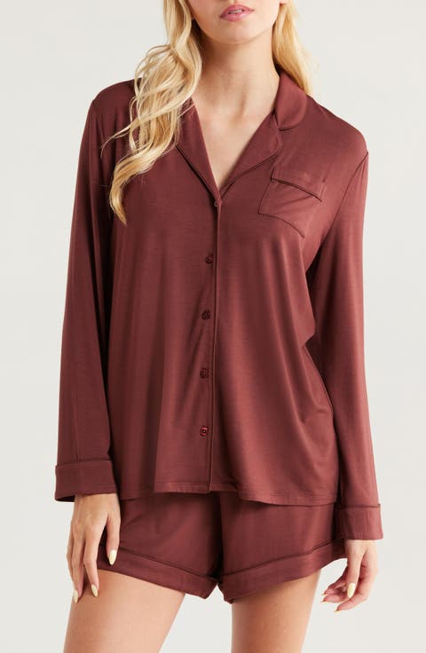 Moonlight Eco Long Sleeve Short Pajamas