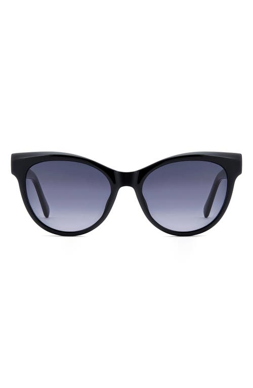 Fossil 53mm Gradient Cat Eye Sunglasses in Black  product