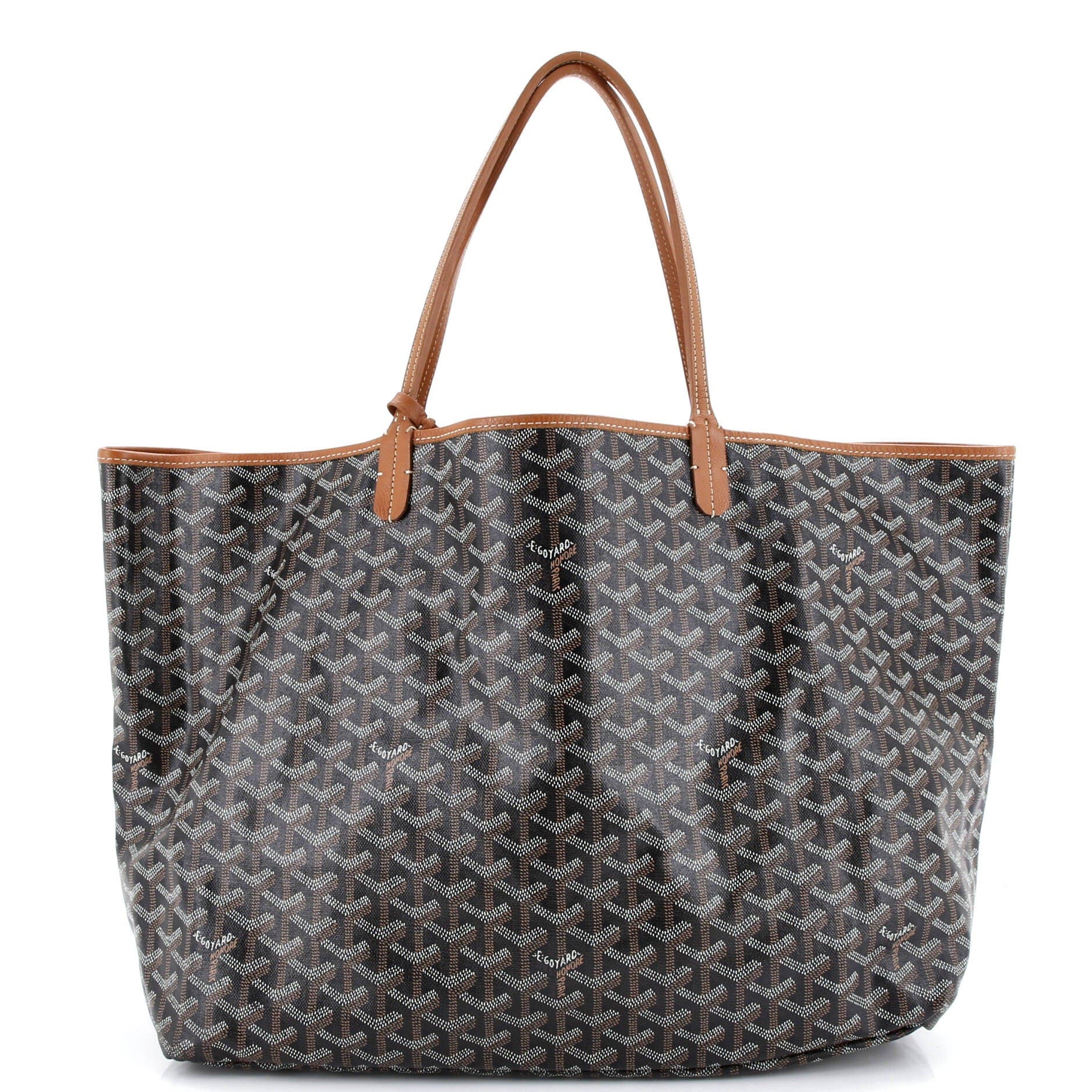 Pre-Owned Goyard Saint Louis Tote Coated Canvas GM, Alternate, color, 