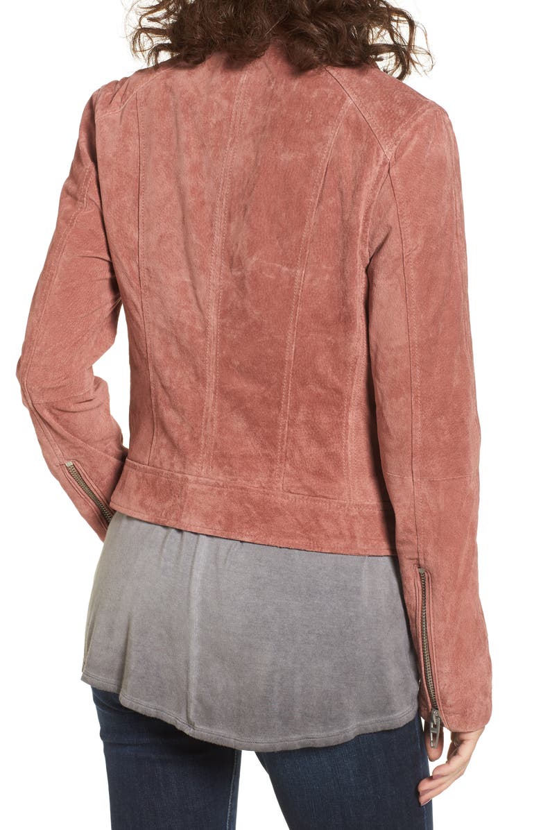 BLANKNYC Suede Moto Jacket, Alternate, color,