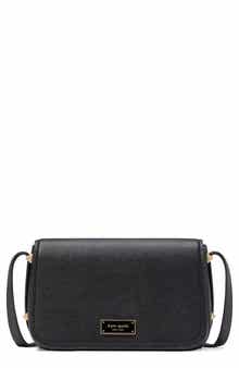 small liv pebble leather flap crossbody bag