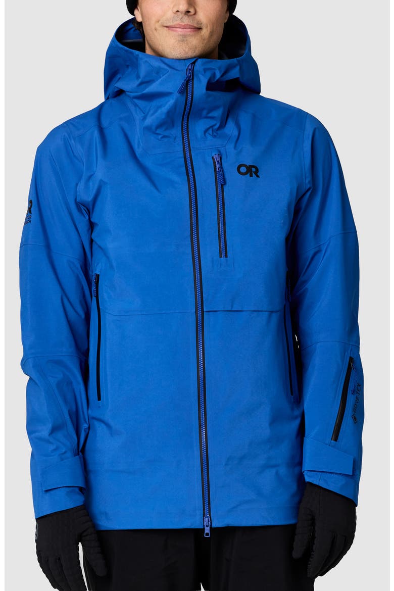 Hemispheres Team Gore-Tex® Waterproof Jacket, Main, color, AZURITE