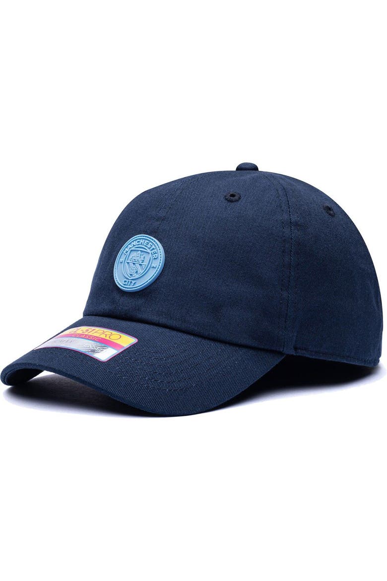Men's Navy Manchester City Casuals Adjustable Hat, Main, color, Navy