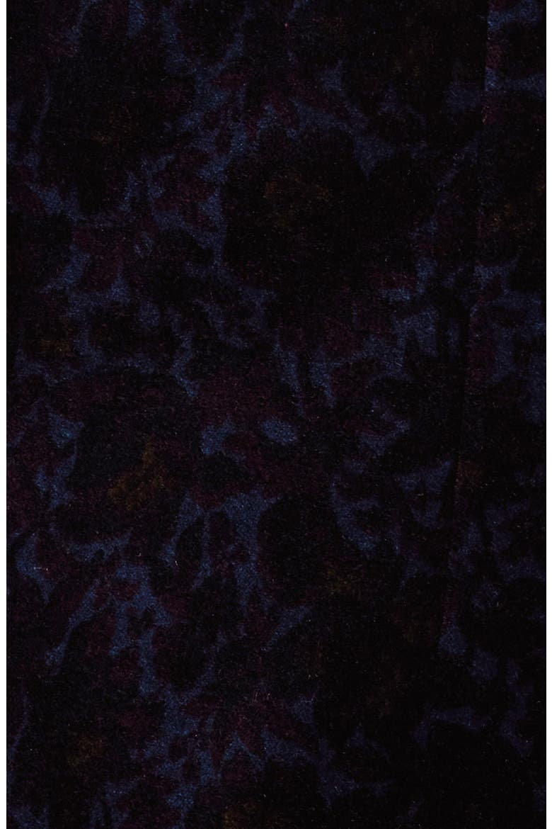 Broadway Floral Velvet Dinner Jacket, Alternate, color, NAVY