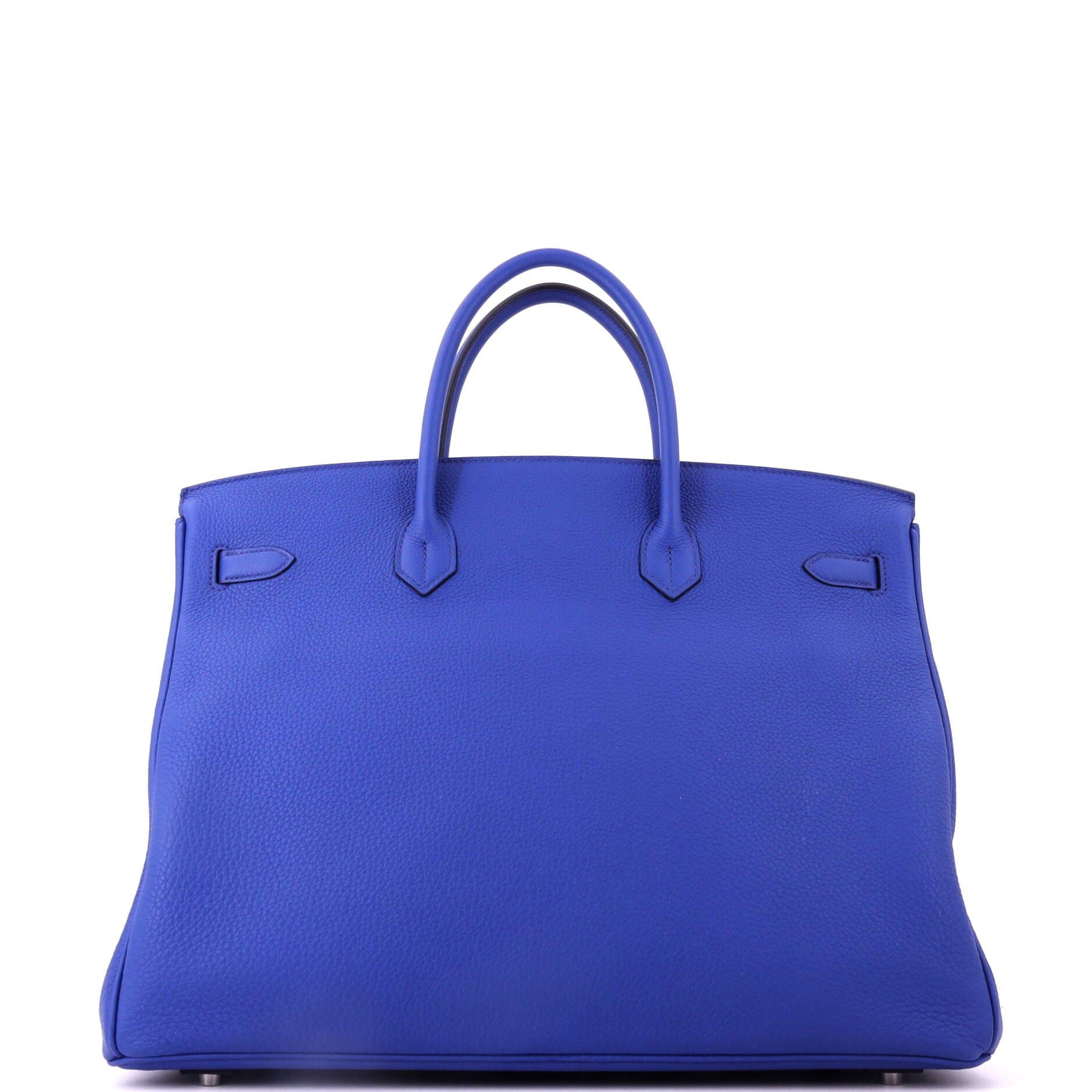 Birkin Handbag Blue Togo with Palladium Hardware 40, Alternate, color, Blue