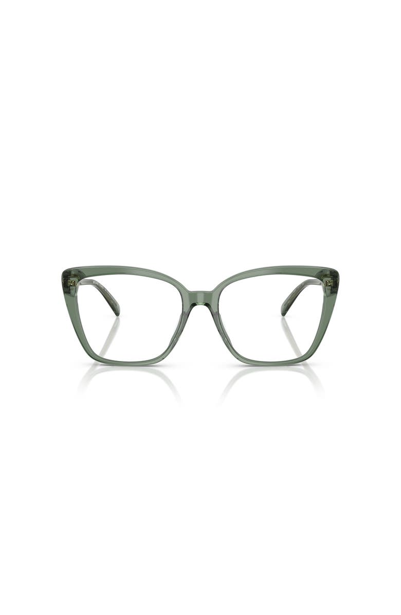 Michael Kors 53mm Square optical glasses, Alternate, color, Green