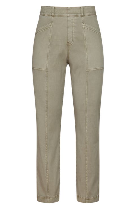 Stretch Twill Straight Leg Pants