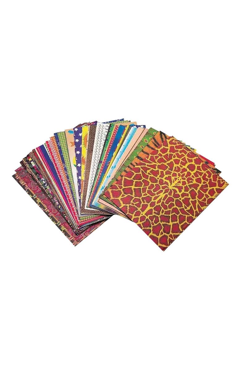 Roylco Patterned Paper Class Pack, Alternate, color, 