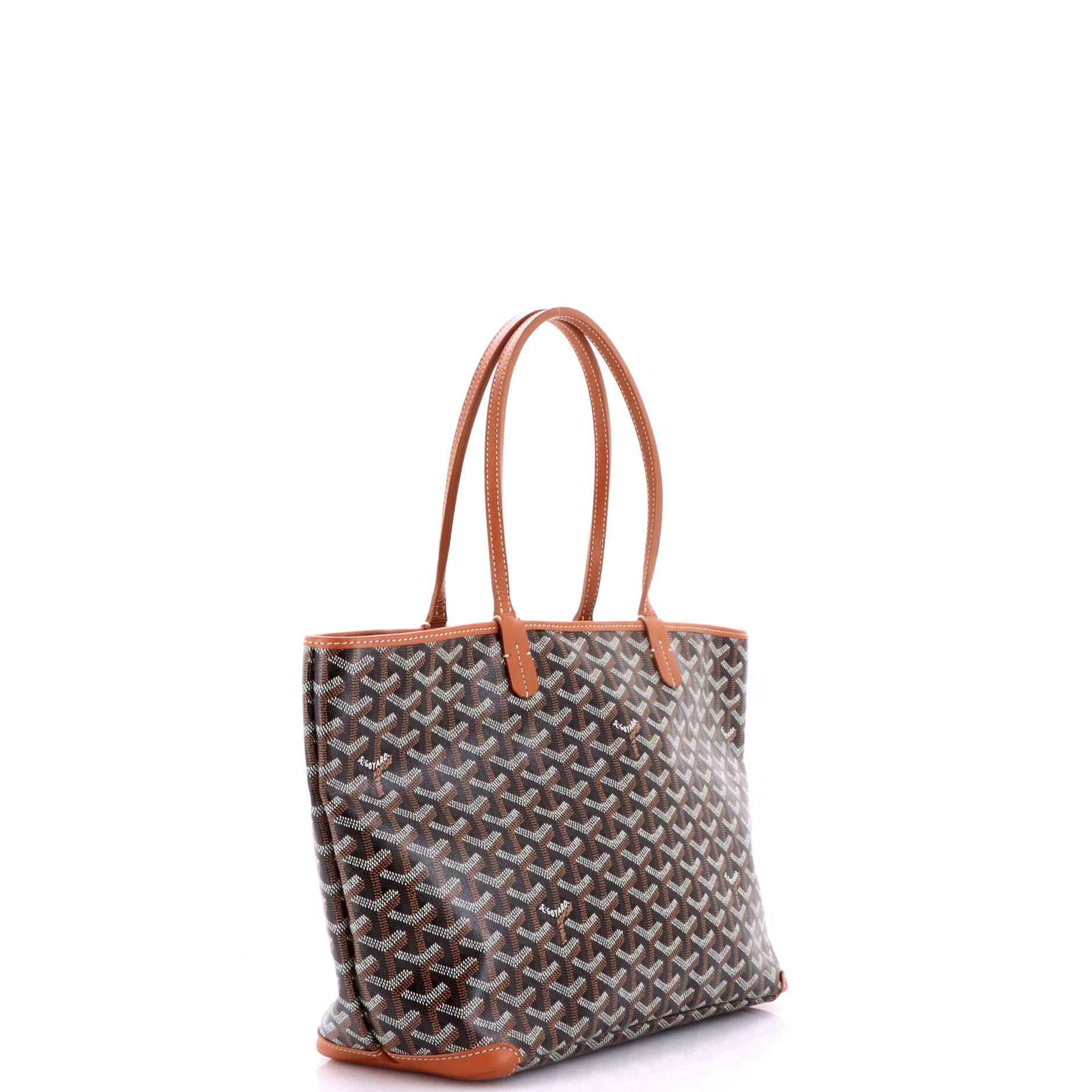 Pre-Owned Goyard Artois Tote Coated Canvas PM, Alternate, color, Brown