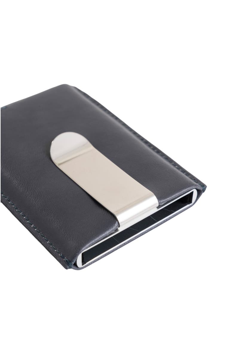 Velez Leather Mini wallet Document Holder, Alternate, color, Blue