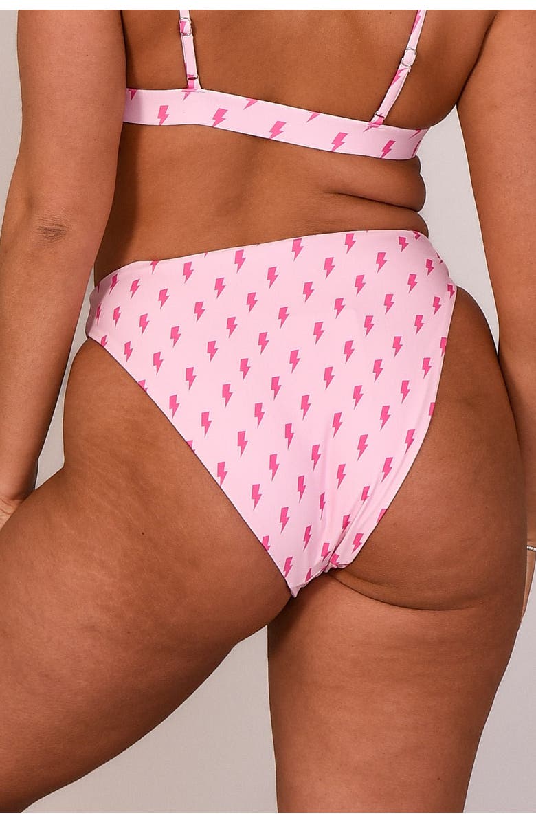 OOSC Strike of Luck Mile High Bikini Bottoms, Alternate, color, Pink