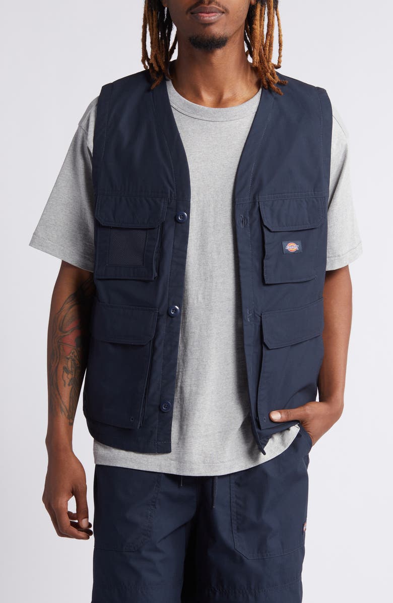 Dickies Fisherville Cargo Vest, Main, color, 