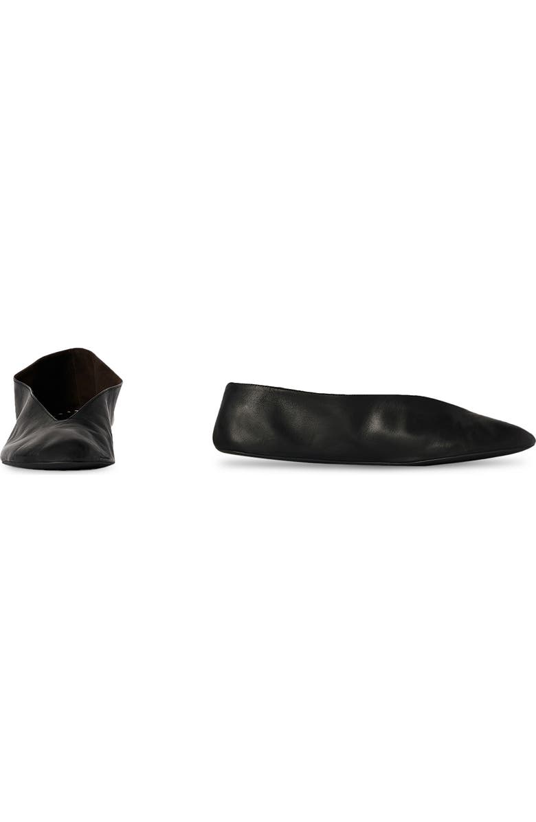 The Row Fay II Ballerina Flat, Alternate, color, Black