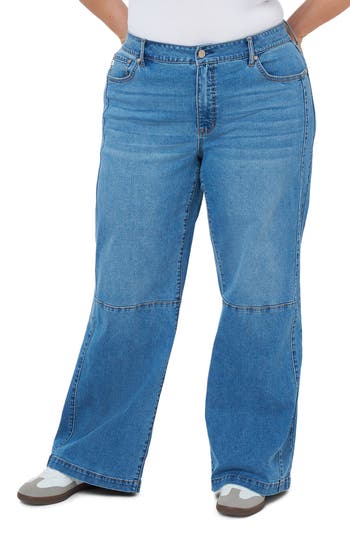 Seven7 Keaton Wide Leg Jeans In Nebula