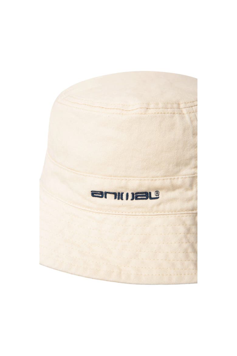 Indie Logo Natural Bucket Hat, Alternate, color, Cream