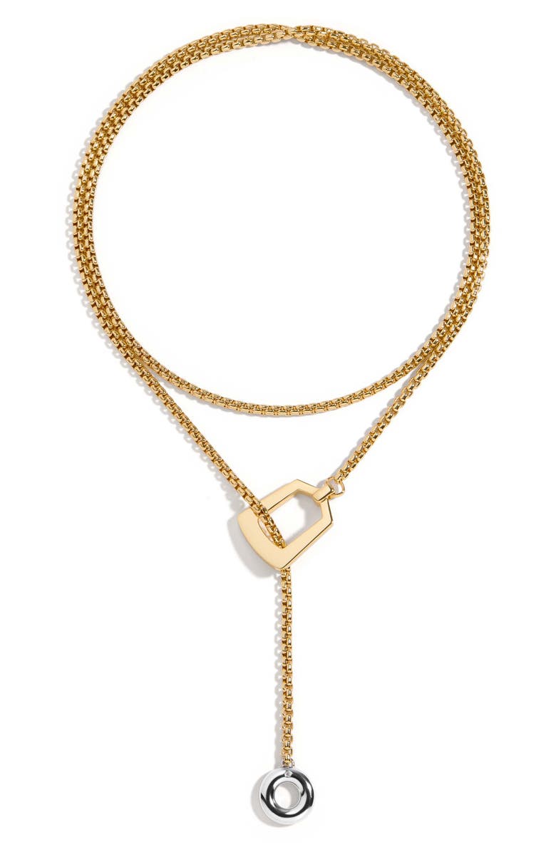 DEMARSON Tina Lariat Necklace, Main, color,