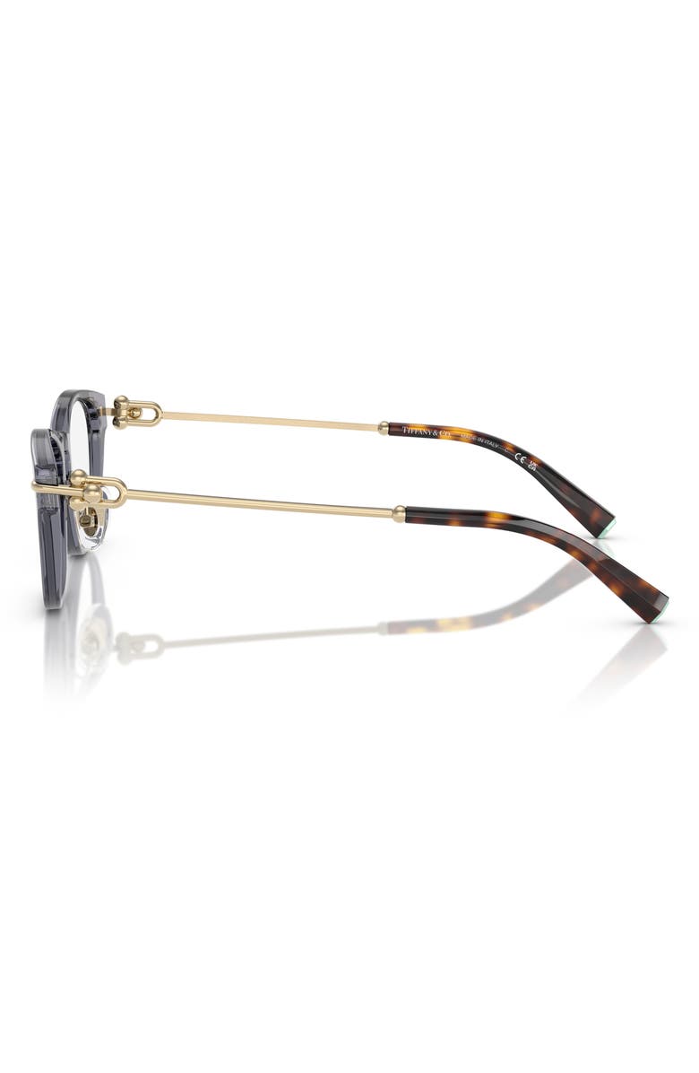 Tiffany & Co. 48mm Small Pillow Optical Glasses, Alternate, color, Violet