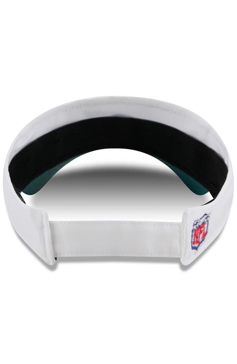 New Era Men's New Era White/Midnight Green Philadelphia Eagles 2025 NFL Training Camp Adjustable Visor, Alternate, color, White