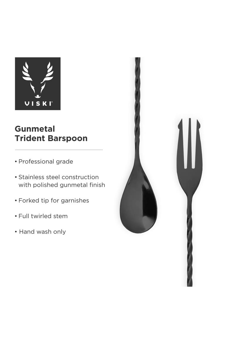 Trident Bar Spoon, Alternate, color, Warren
