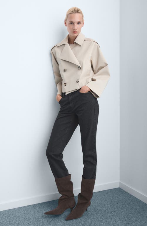 Mango Slim Fit Jeans In Black