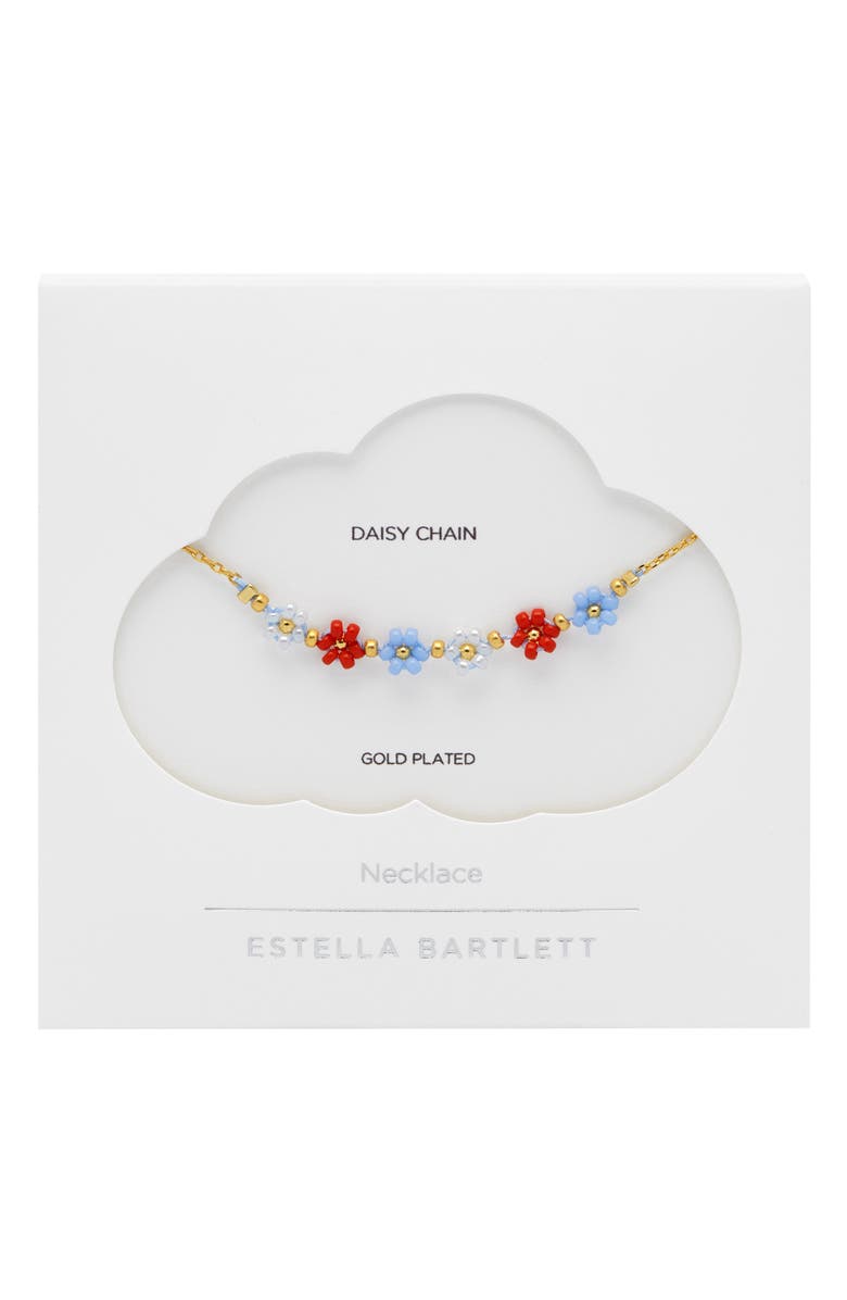 Estella Bartlett Daisy Chain Necklace, Alternate, color, Gold