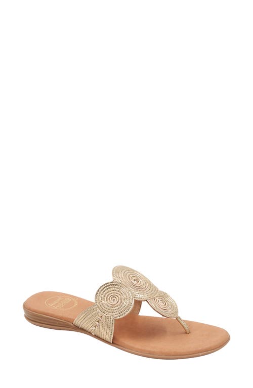 Andre Assous André Assous Nikky Featherweights™ Flip Flop In Platino