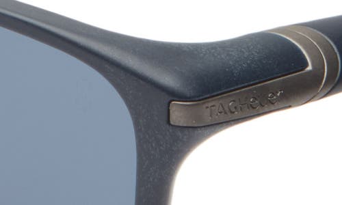Tag Heuer Vingt Sept 60mm Rectangular Sunglasses In Blue