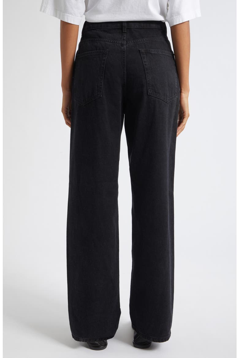 Bruun Baggy Wide Leg Jeans, Alternate, color, BLACK
