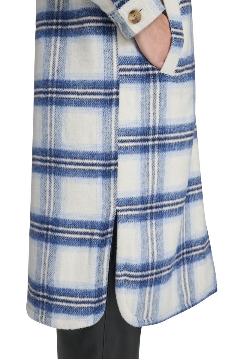 Levi's Longline Shacket, Alternate, color, Blue/ Cream