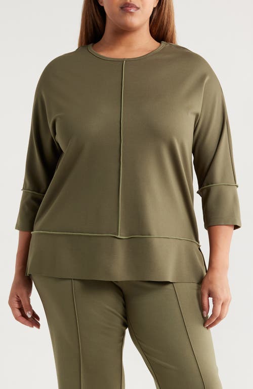 Jones New York Plus Size Serenity Dolman-sleeve Tunic In Green