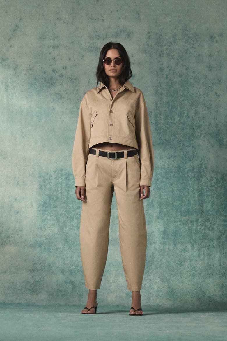Utility Trouser Pant, Alternate, color, ALMOND