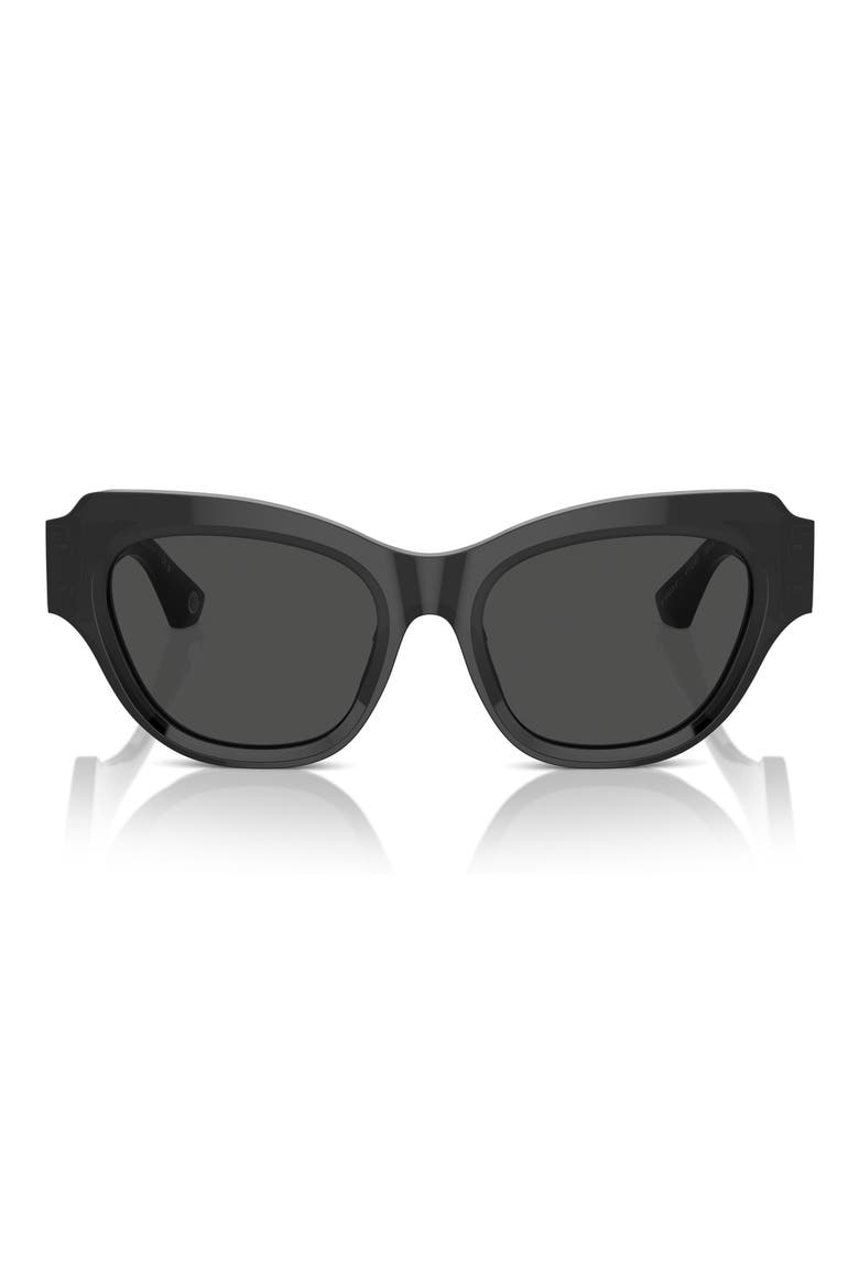 52mm Irregular Sunglasses, Main, color, DARK GREY