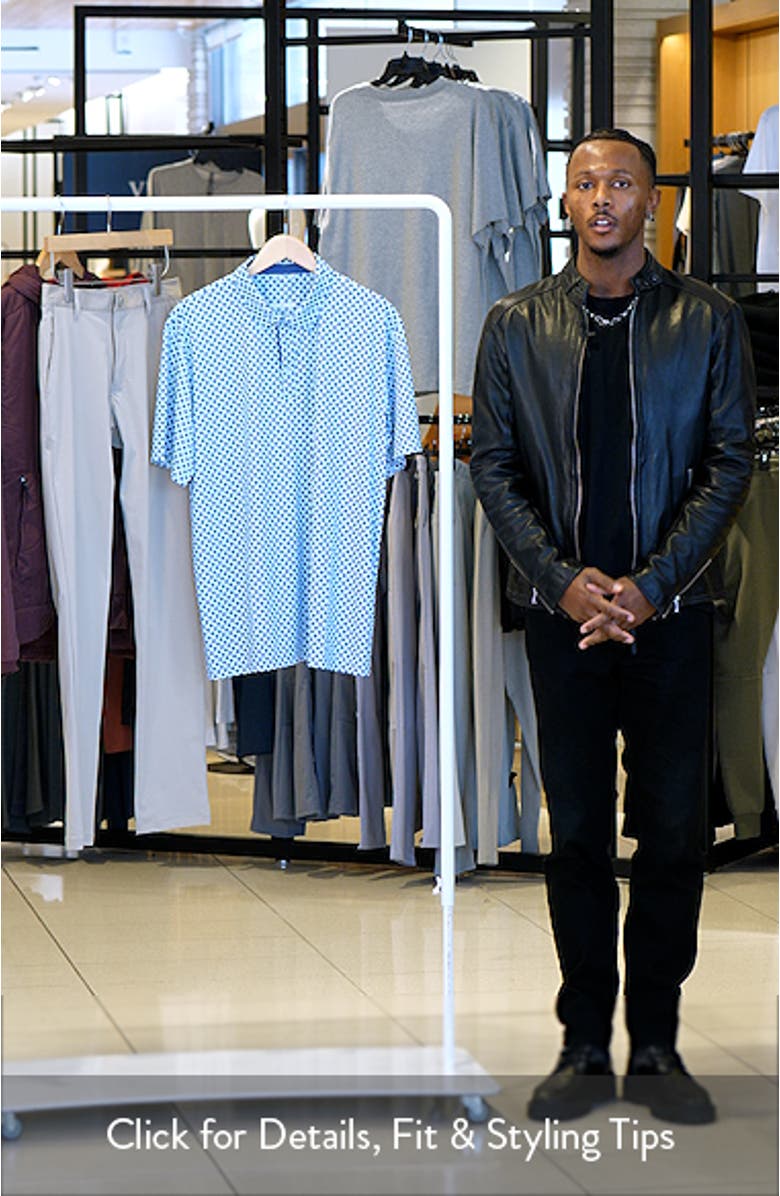 Rae Medallion Print Golf Polo, sales video thumbnail