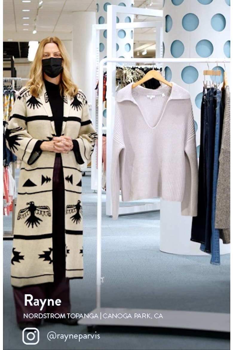 Collared Wool & Cashmere Sweater video