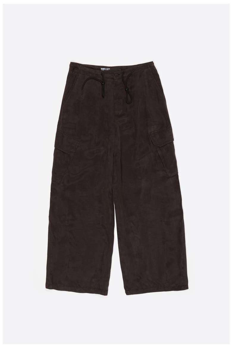 Fluid Cargo Trousers, Alternate, color, WASHED BLACK