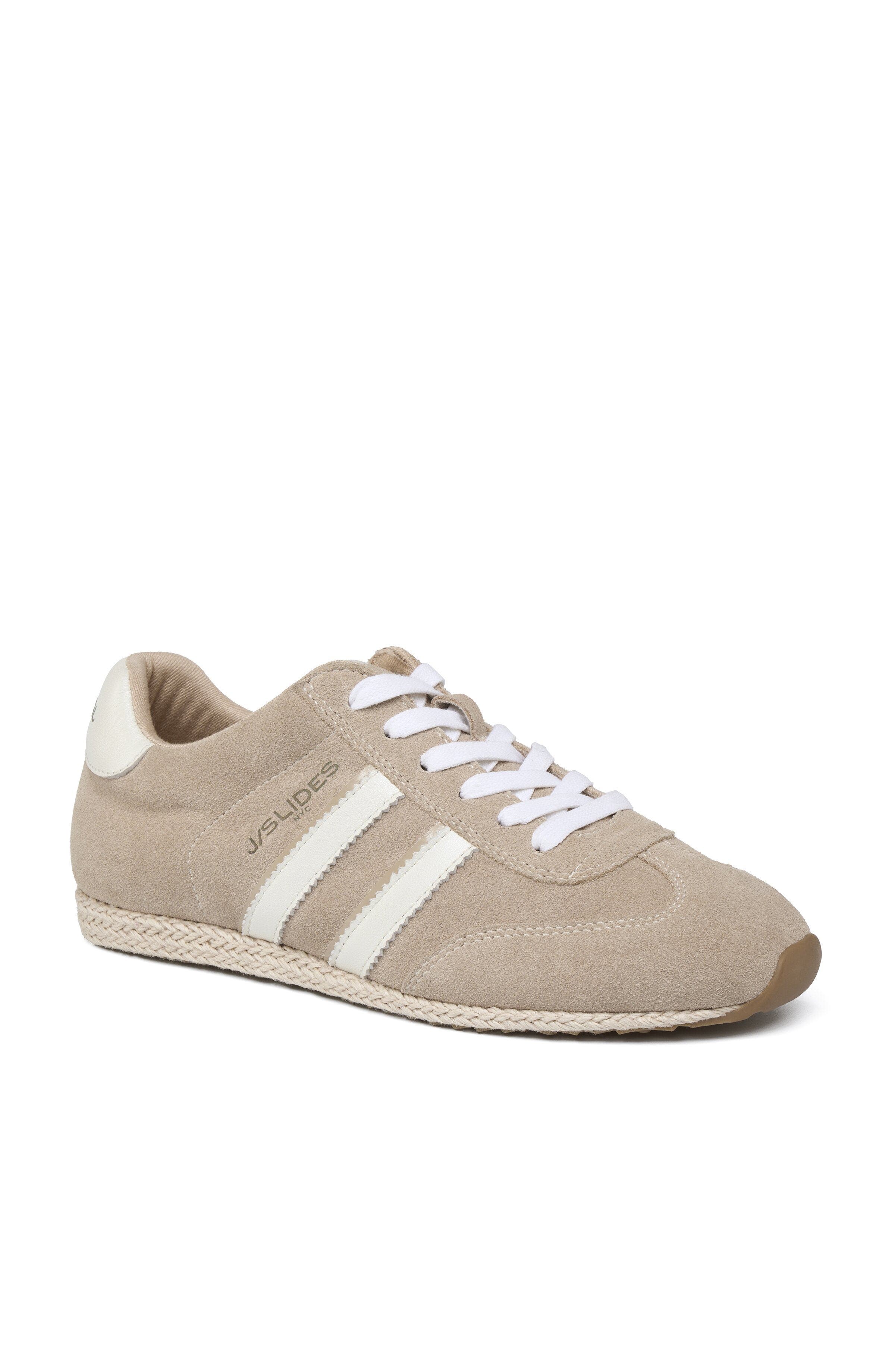 Pacey Suede Espadrille Sneaker, Alternate, color, Sand