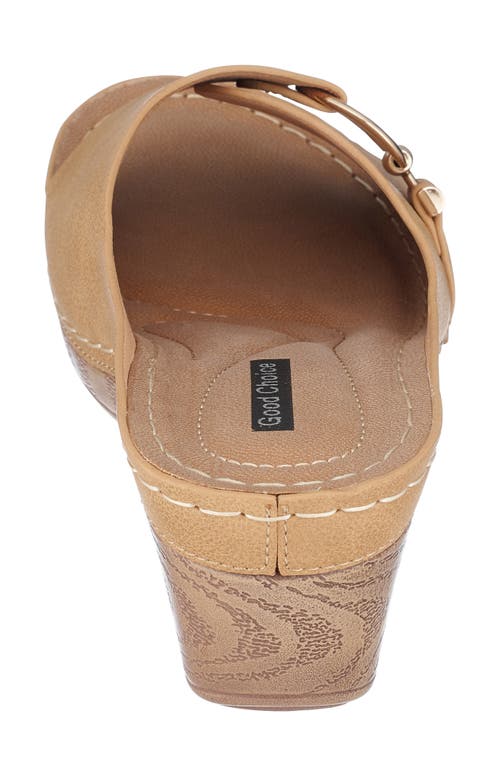 Gc Shoes Bay Wedge Sandal In Tan
