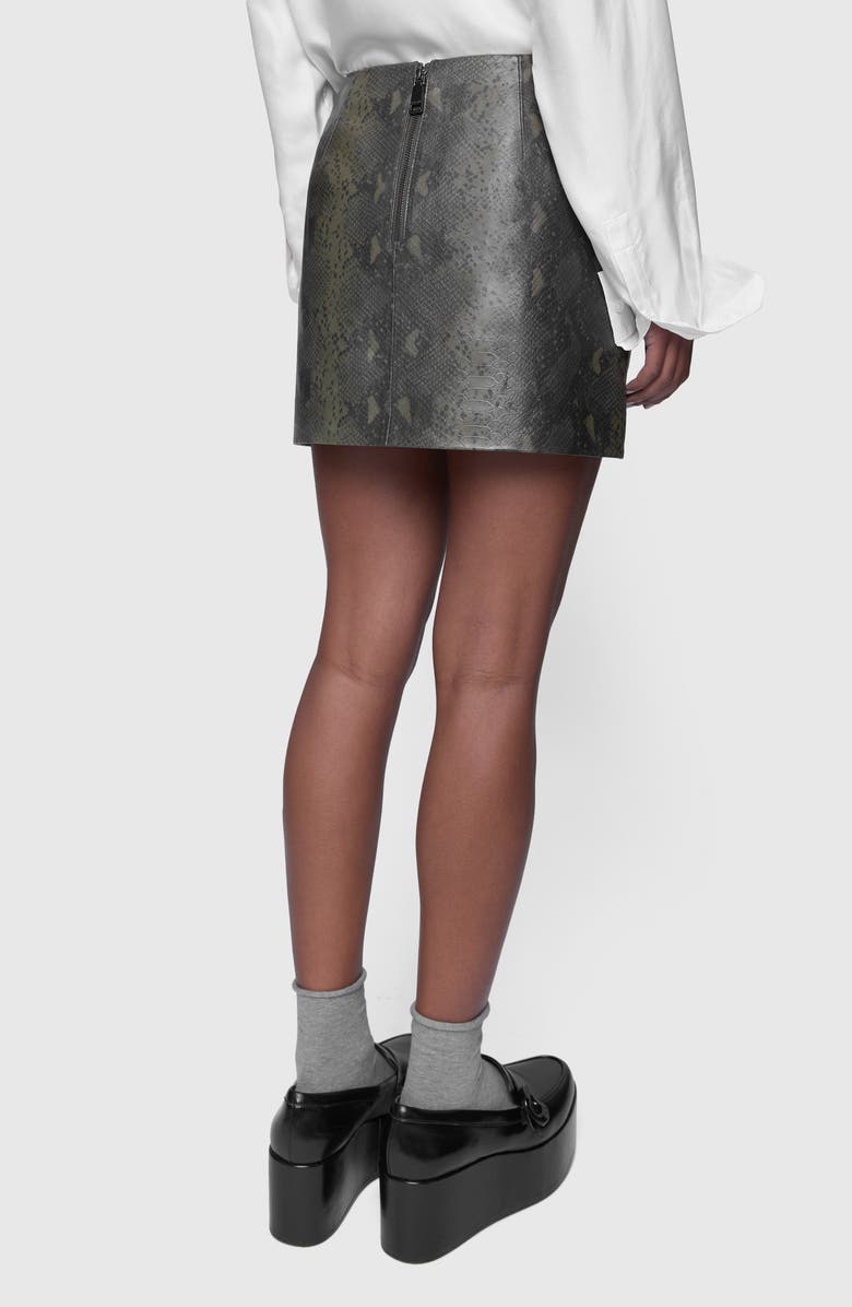 Rebecca Minkoff Jaci Leather Miniskirt, Alternate, color,