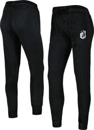 CONCEPTS SPORT Women's Concepts Sport Black Minnesota United FC Intermission Velour Cuffed Pants