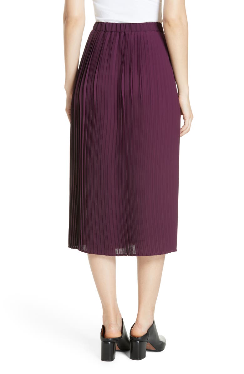Eileen Fisher Pleat Skirt, Alternate, color, 