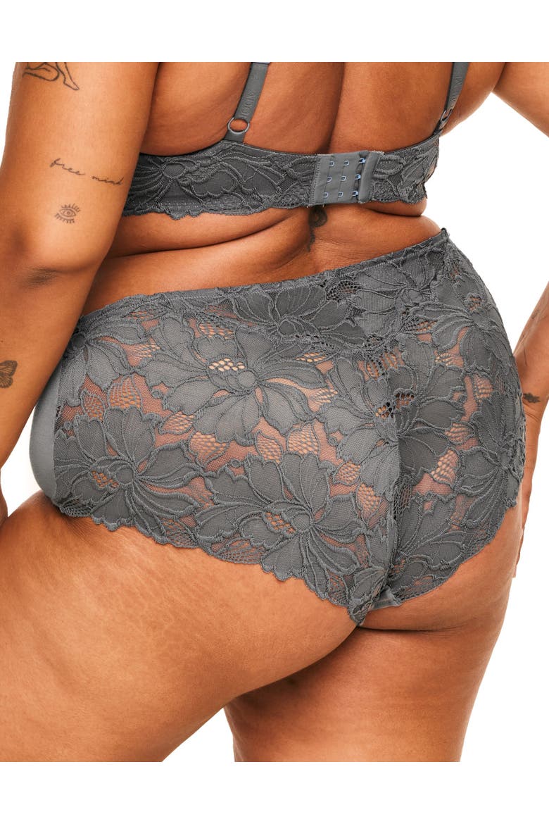 Teagan Shortie Panties, Alternate, color, Dark grey