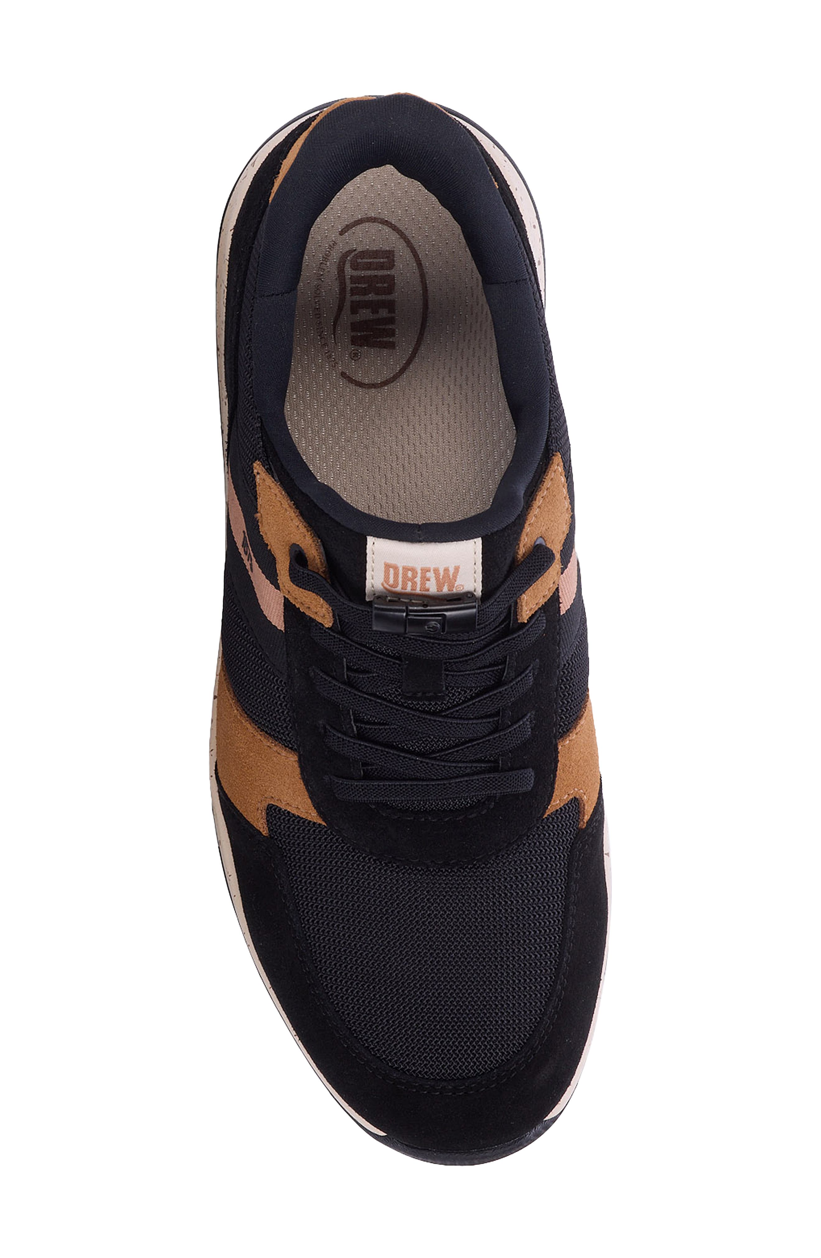 Connor Sneaker, Alternate, color, BLACK COMBO