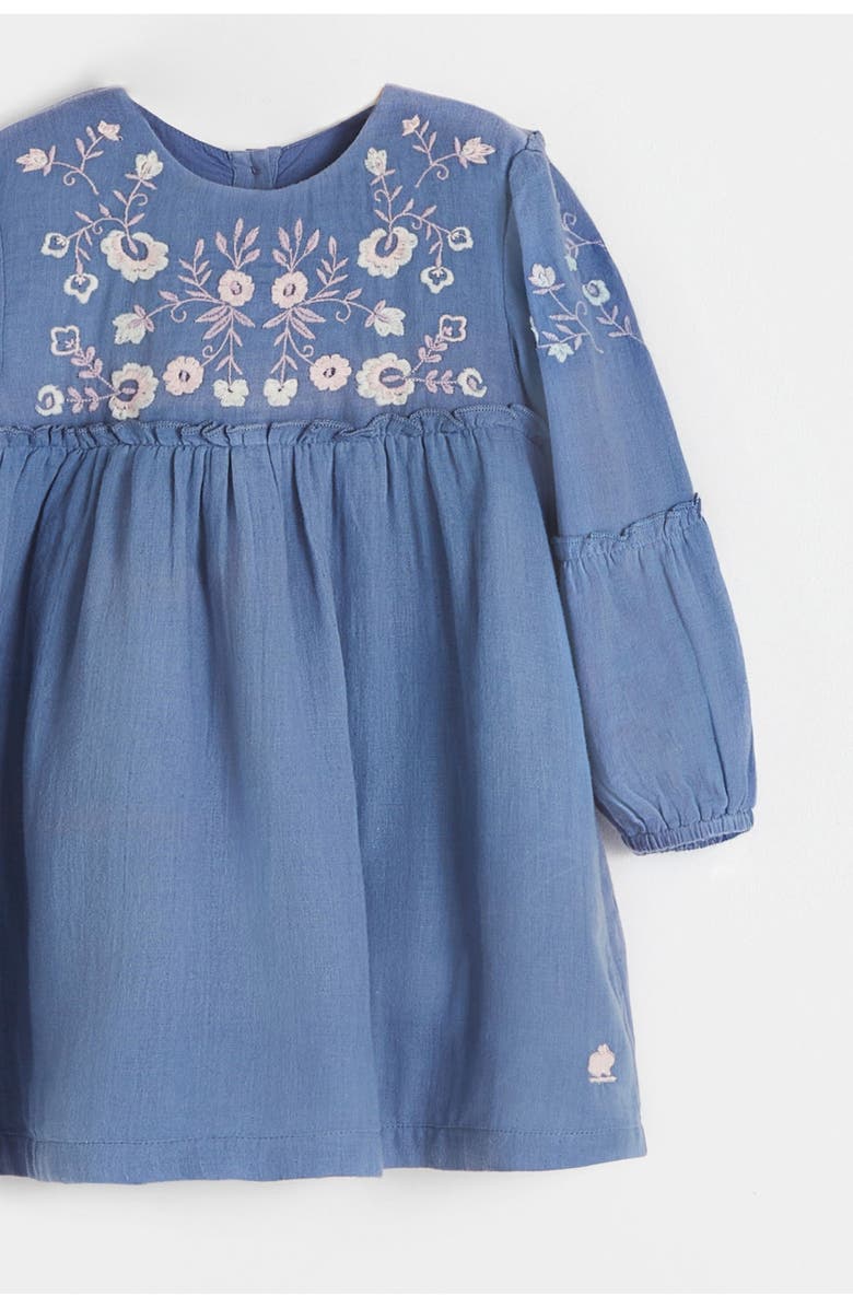 Babycottons Blanc Dress for Toddler, Alternate, color, Pastel-Blue