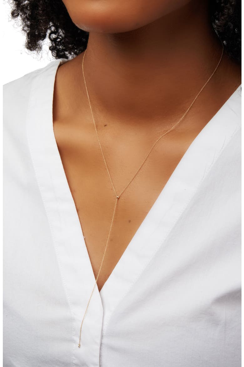 14K Gold Y-Necklace, Alternate, color, 14KYG