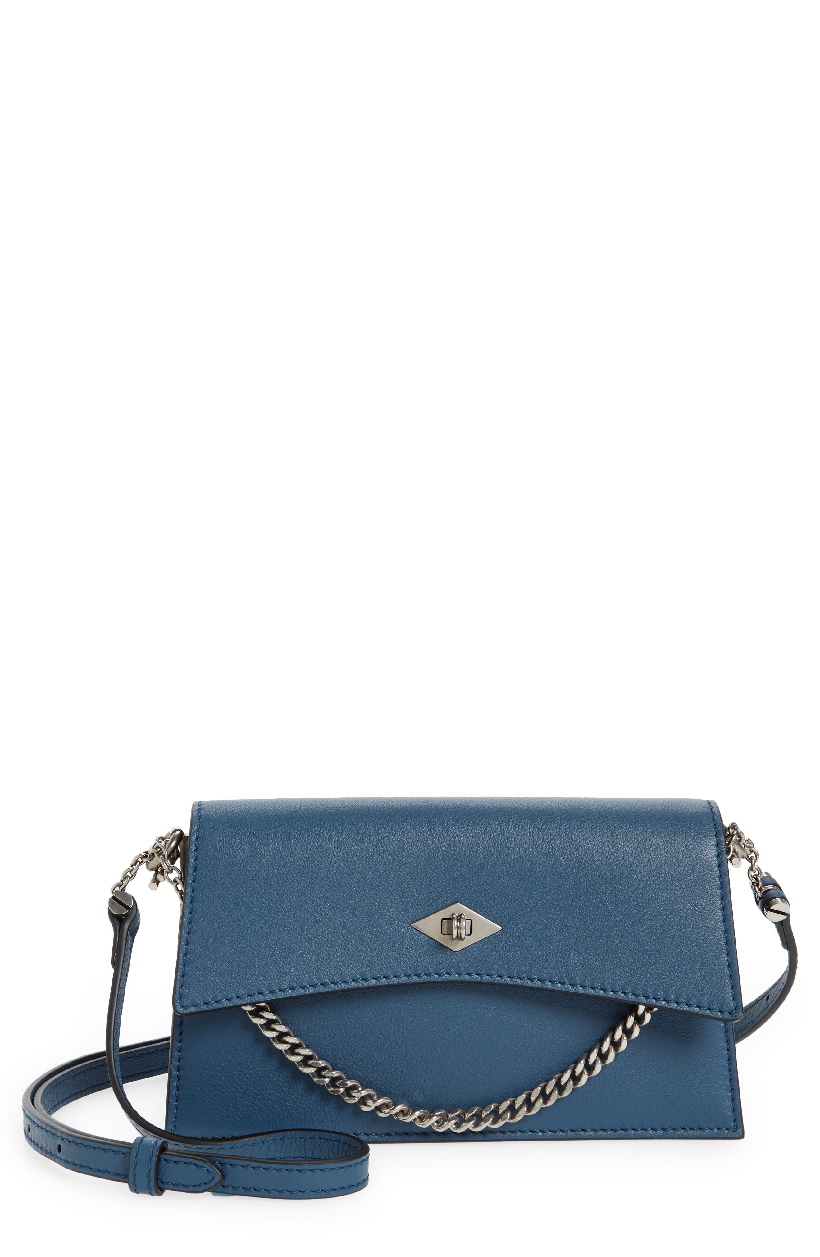 Métier London Mini Roma Leather Bag, Main, color, 