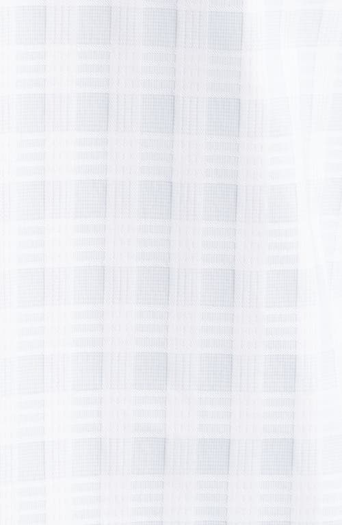 Tommy Bahama Sarasota Stretch Check Islandzone® Button-up Shirt In Fog Grey