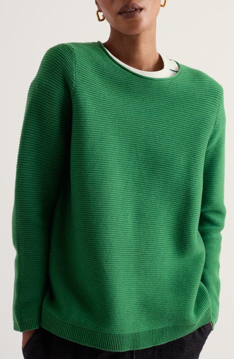 Makers Ribbed Crewneck Sweater