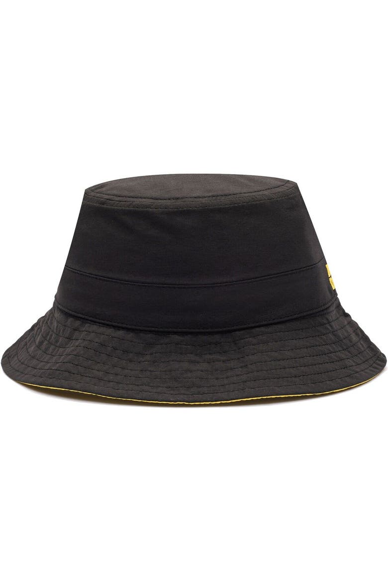 Men's Black/Yellow Borussia Dortmund Terrain Reversible Adjustable Bucket Hat, Alternate, color, Black