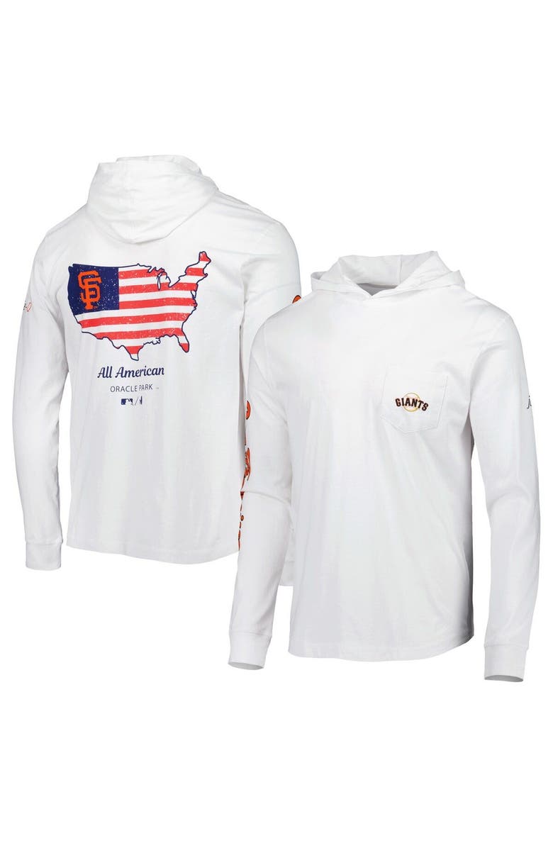 johnnie-O Men's johnnie-O White San Francisco Giants Edison Hoodie T-Shirt, Main, color, White